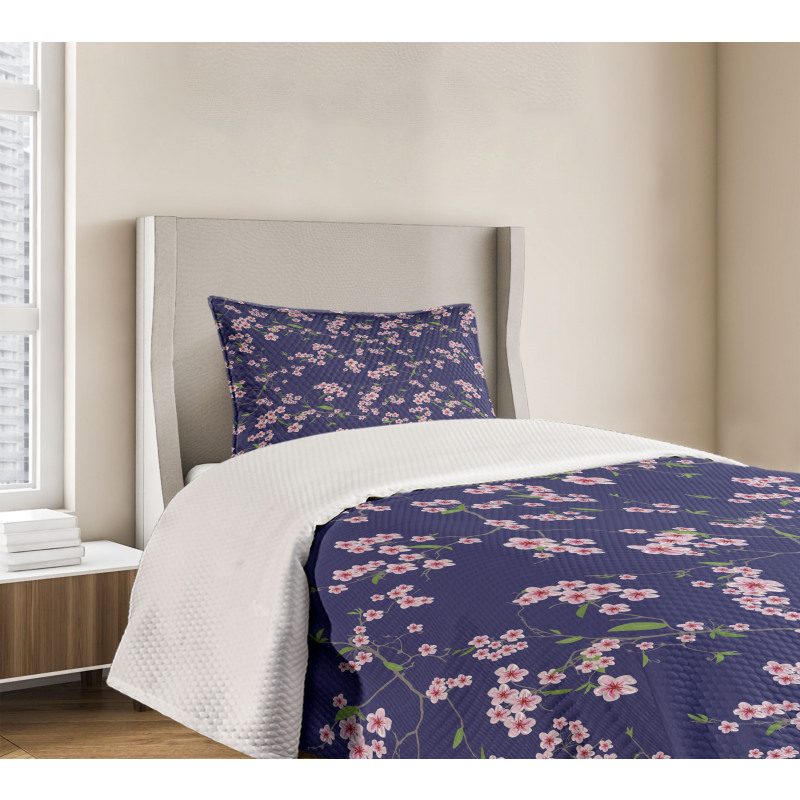 Sakura Blossom Bedspread Set