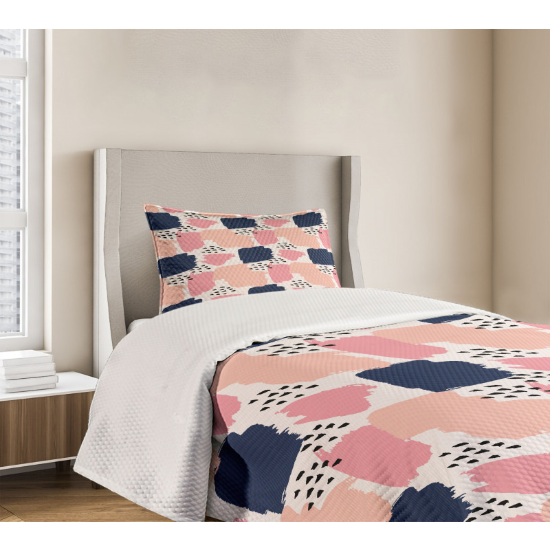 Pastel Art Pattern Bedspread Set