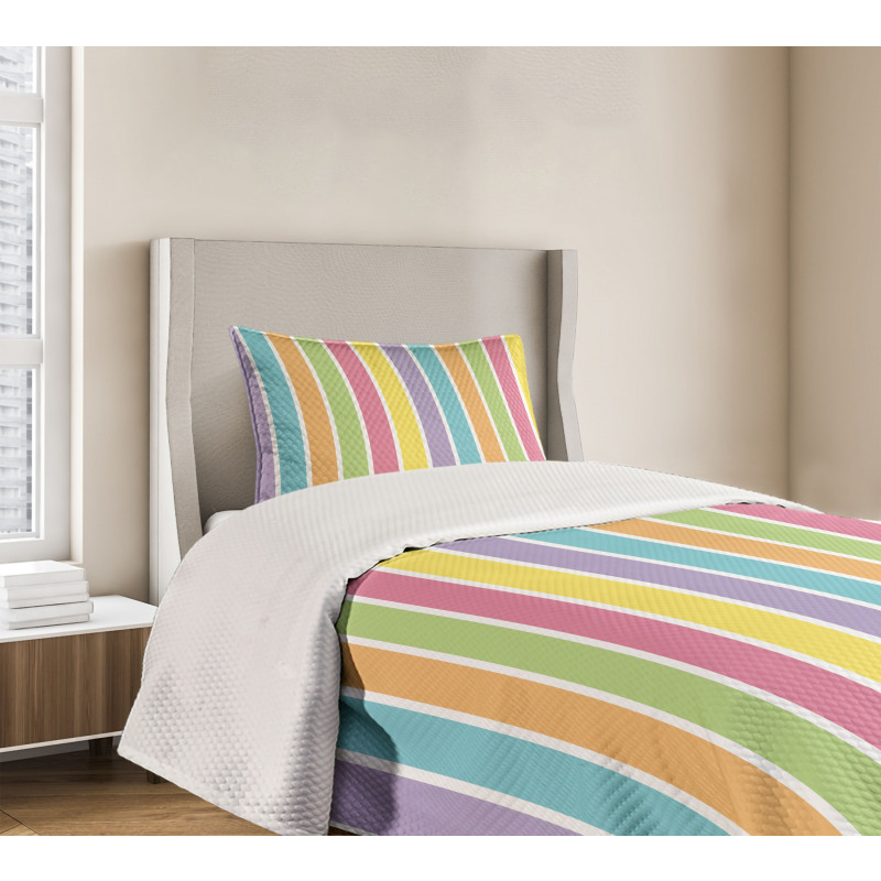 Pastel Summer Funky Bedspread Set