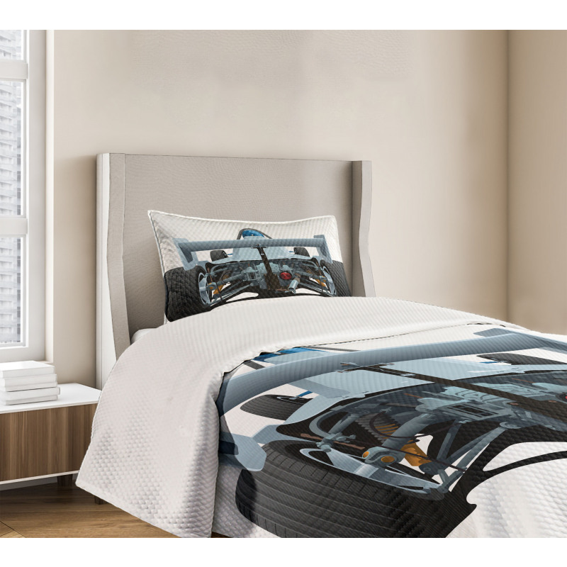 Super Fast Vehicle Back Bedspread Set