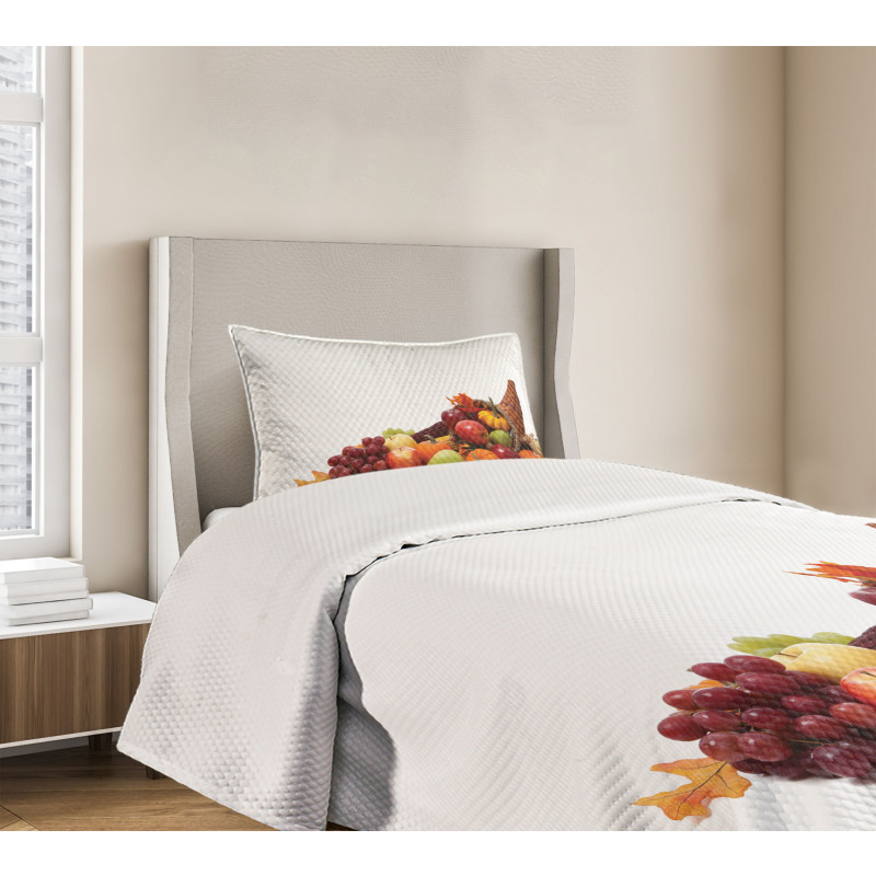 Fall Season Arrangement Bedspread Set