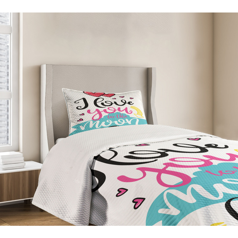 Lifestyle Words Partners Bedspread Set