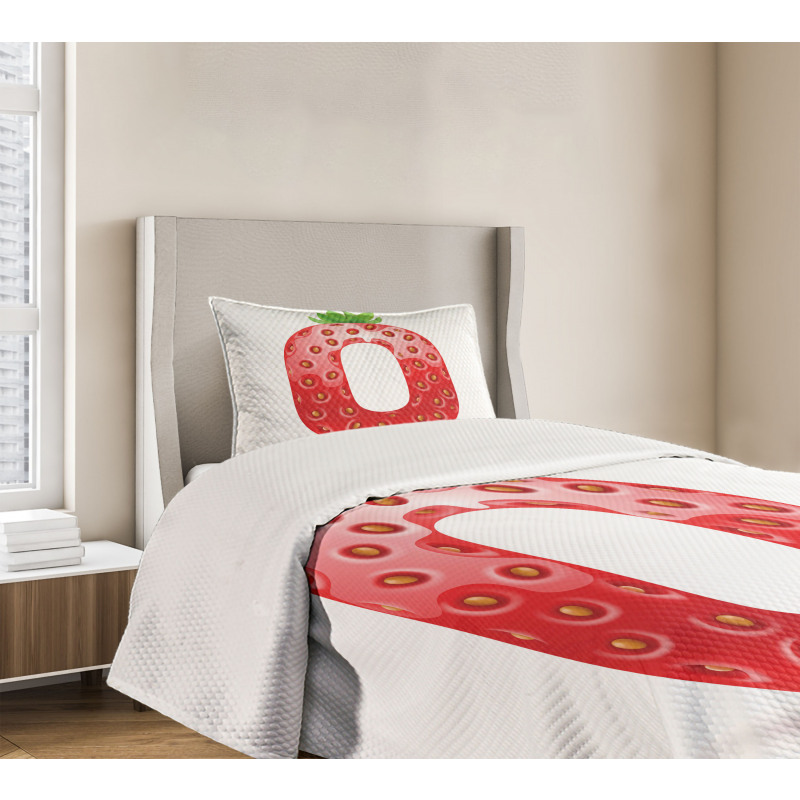 Vibrant Fruit Capital Bedspread Set