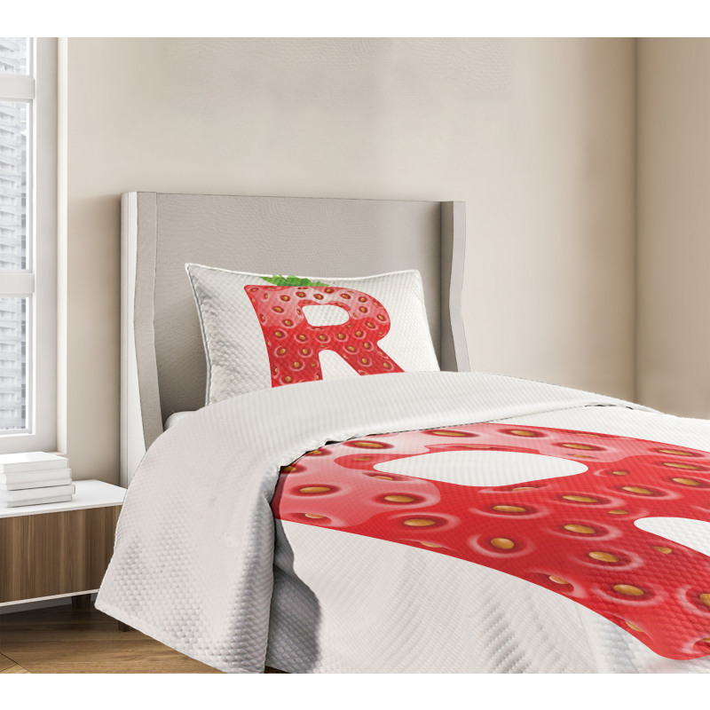 Food Elements Capital Bedspread Set