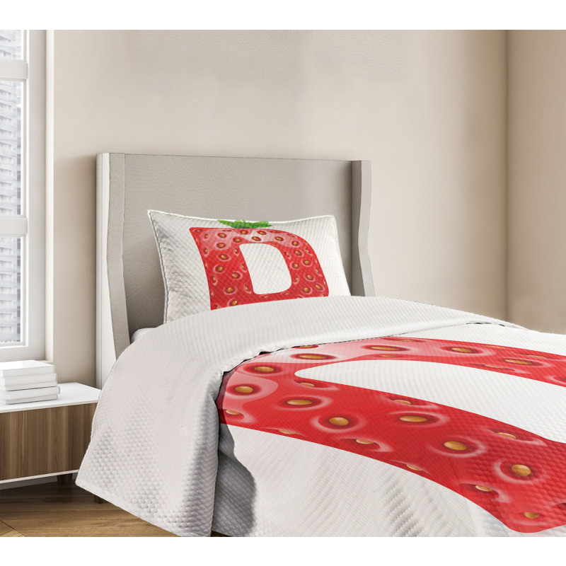 Ripe Fresh Fruit Theme Bedspread Set