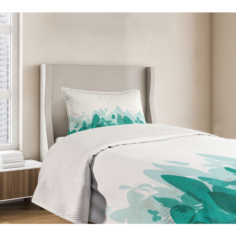 Spring Theme Abstract Bedspread Set