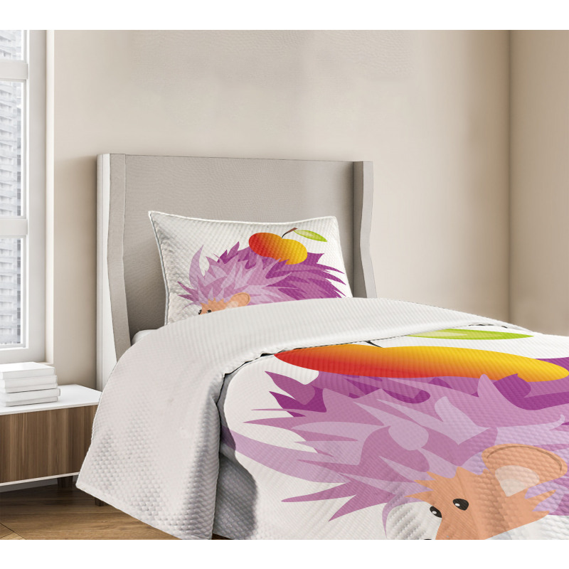 Abstract Animal Apple Bedspread Set