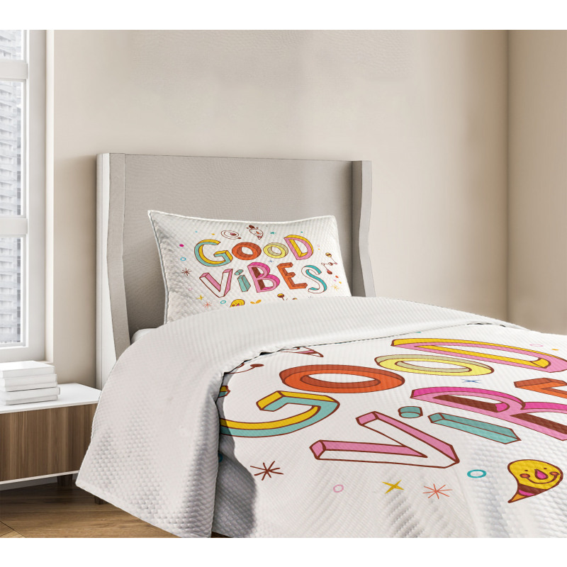 Colorful Fun Kids Bedspread Set