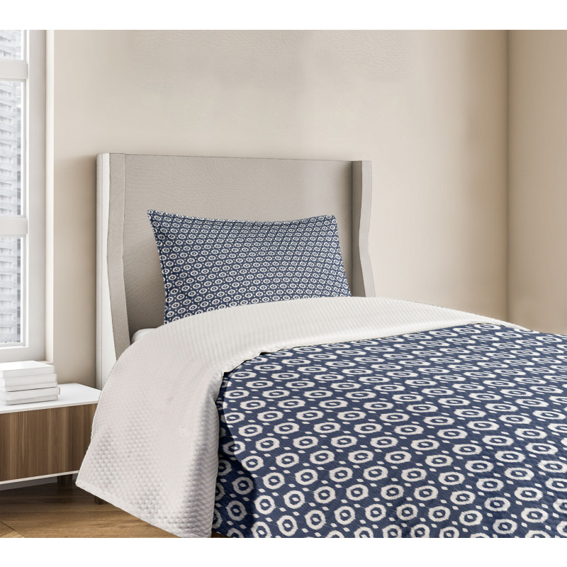 Circles Dots Asian Bedspread Set