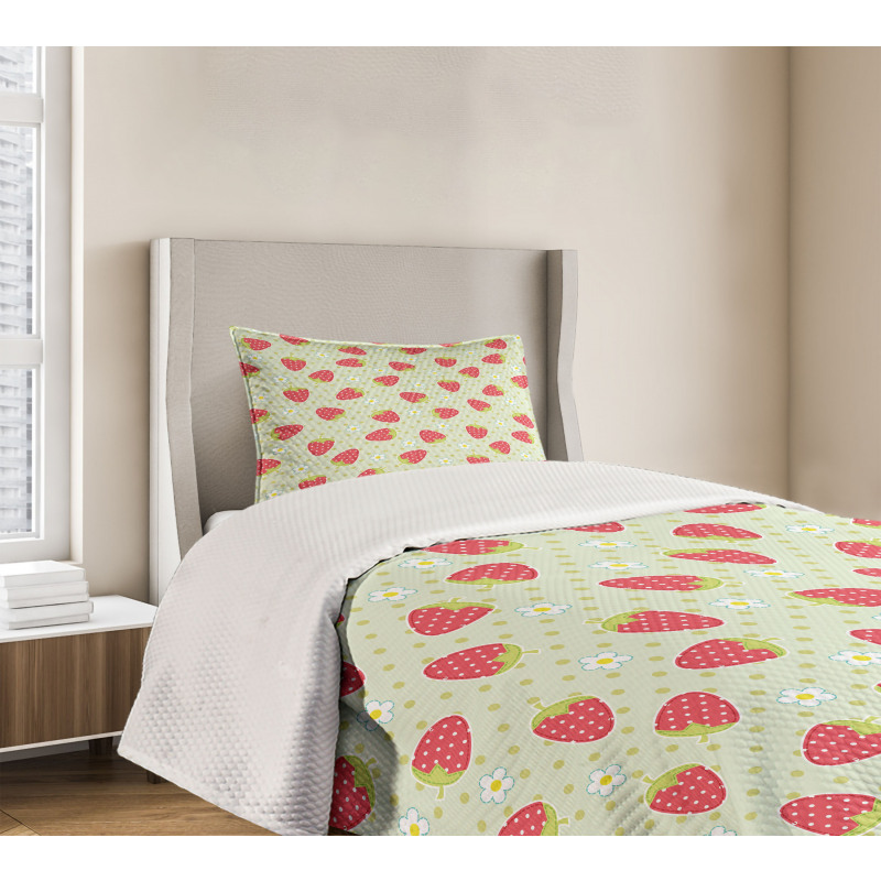 Spring Blossoms Cartoon Bedspread Set