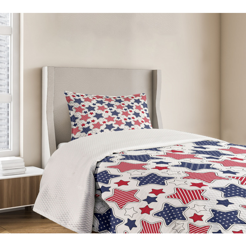 Star with Flags Bedspread Set