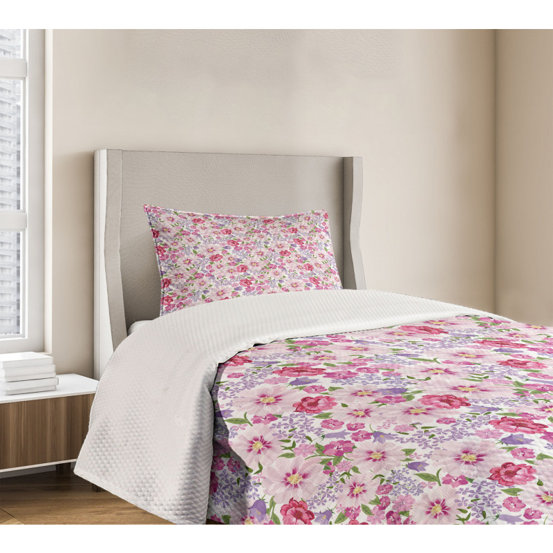 Fresh Spring Flora Bedspread Set