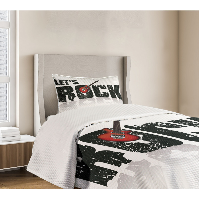 Let's Rock Grunge Fun Bedspread Set