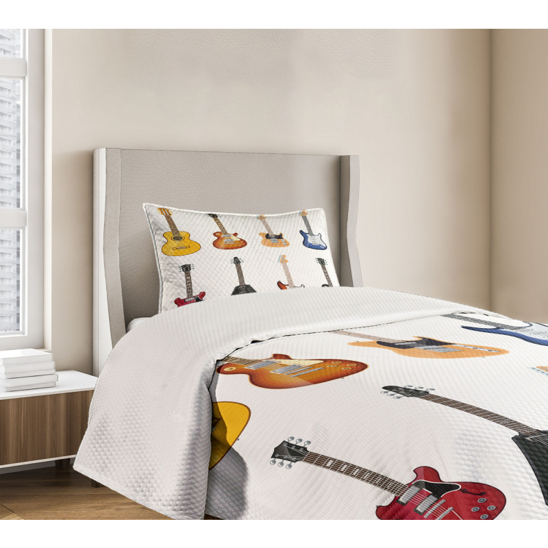 String Instruments Jazz Bedspread Set