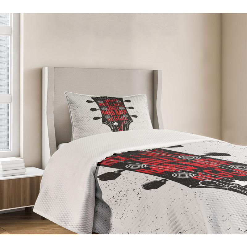 Blues Pop Hard Rock Bedspread Set