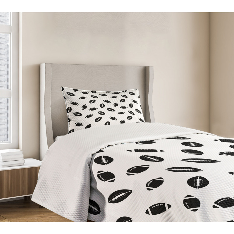 Black Balls Bedspread Set