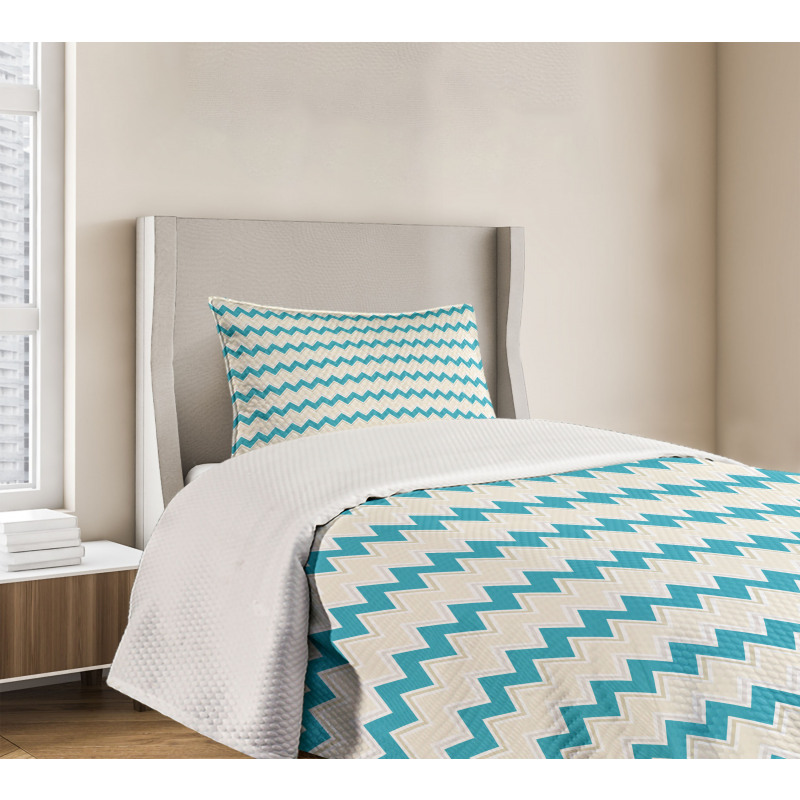 Zigzag Chevron Classical Bedspread Set