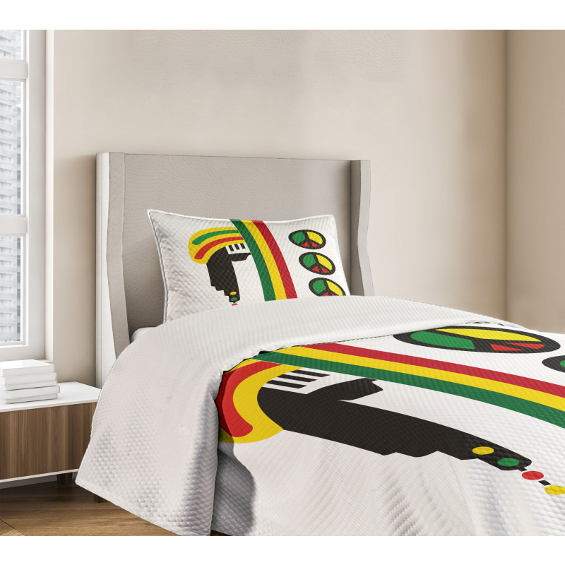 Minimalist Rastaman Bedspread Set