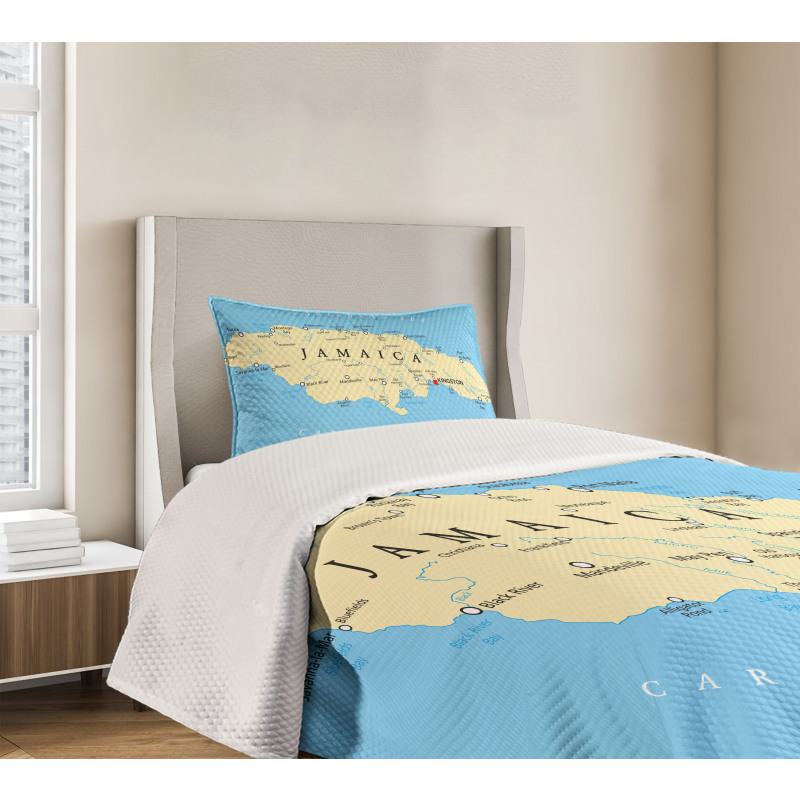 Caribbean Sea Tropic Bedspread Set