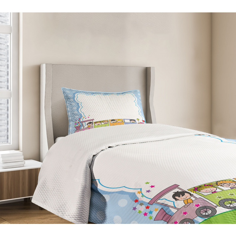 Train Children Bedspread Set