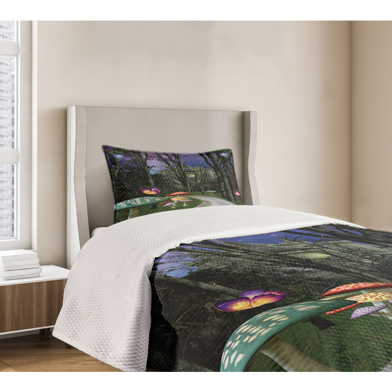 Enchanted Forest Castle Bedspread Set