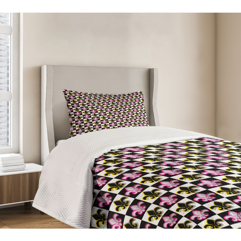 Checkered Pop Art Bedspread Set