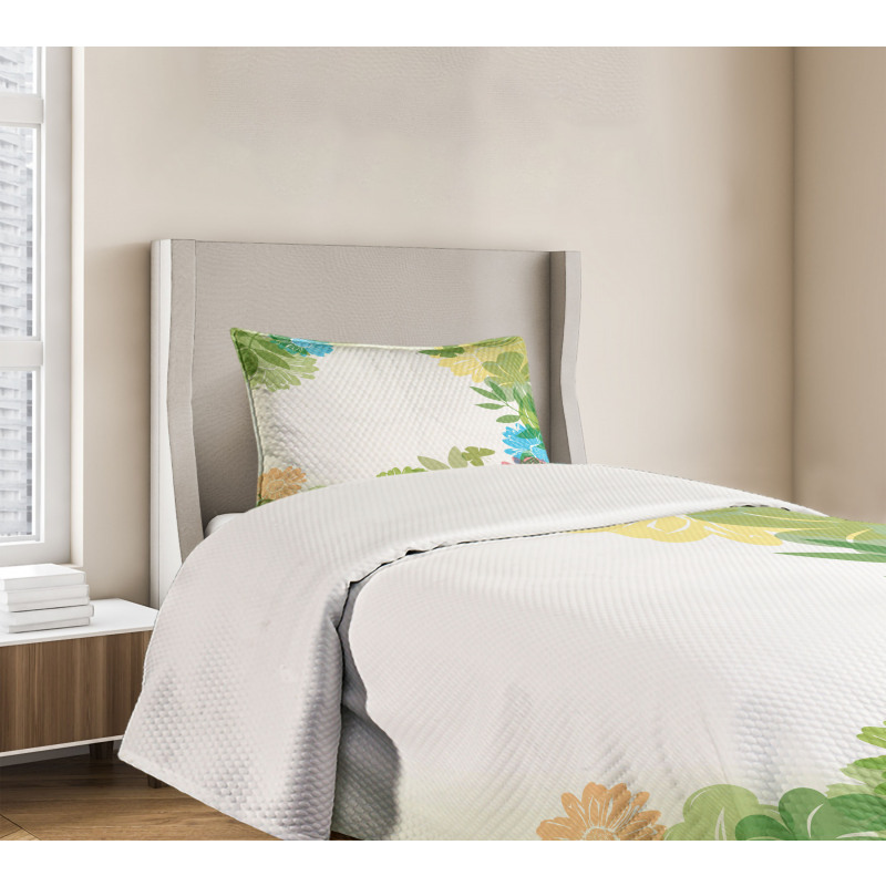 Nature Foliage Bedspread Set