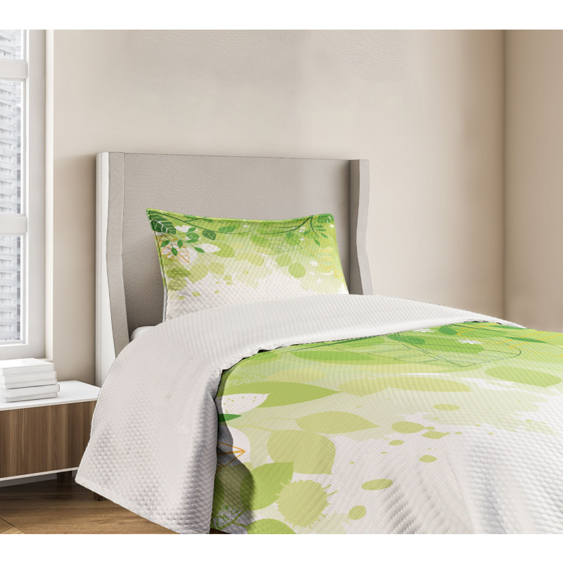 Leaves Fantasy Flora Bedspread Set