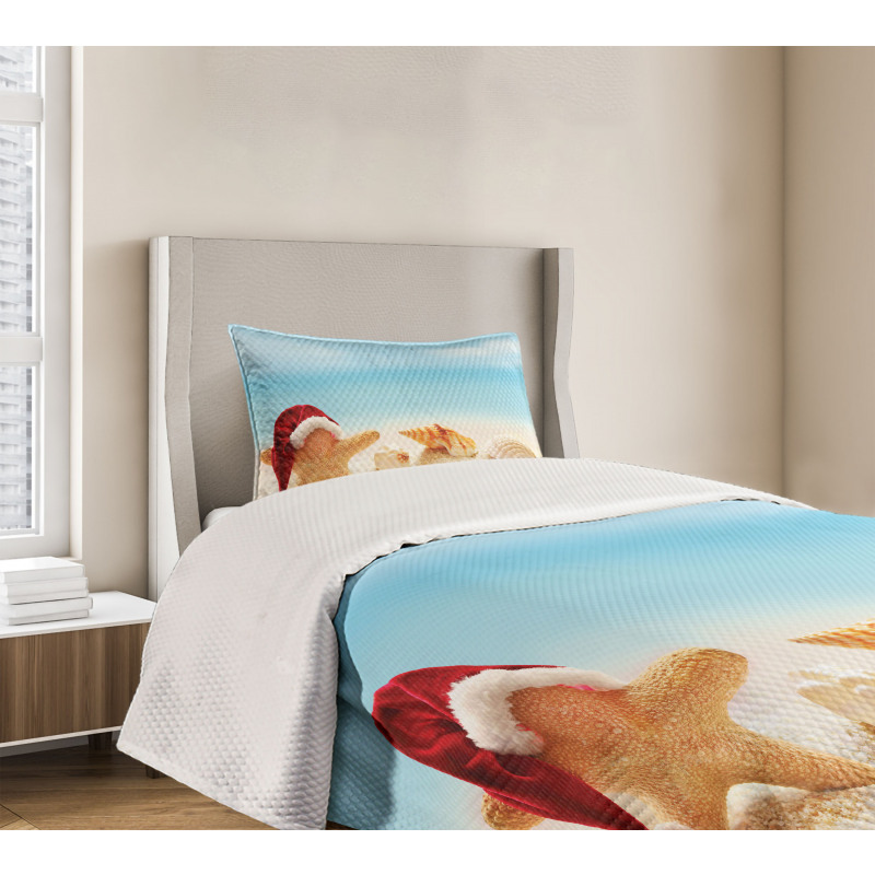 Starfish Exotic Beach Bedspread Set