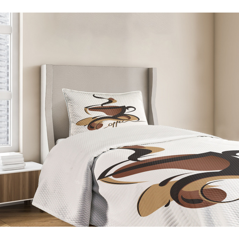 Conceptual Signs Drink Bedspread Set