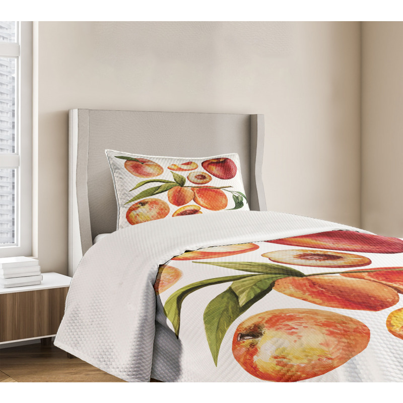 Delicious Nectarines Bedspread Set