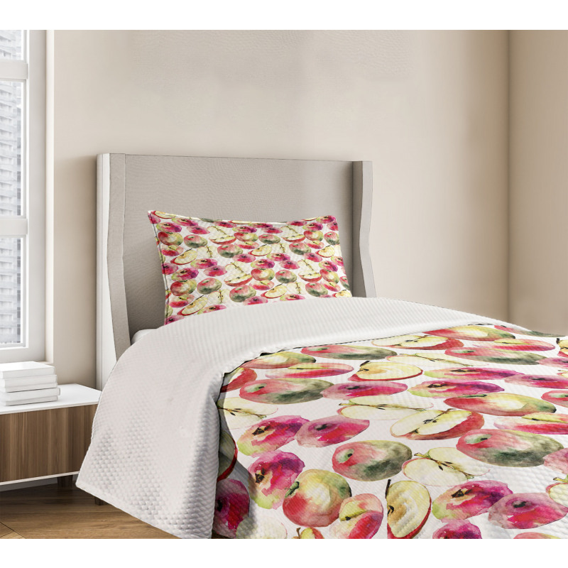 Colorful Saturn Peaches Bedspread Set