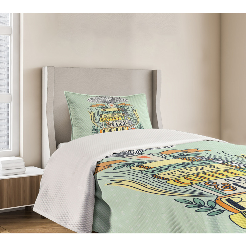 Happiness Theme Cartoon Bedspread Set