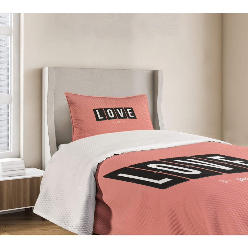 Adoration Clock Design Bedspread Set