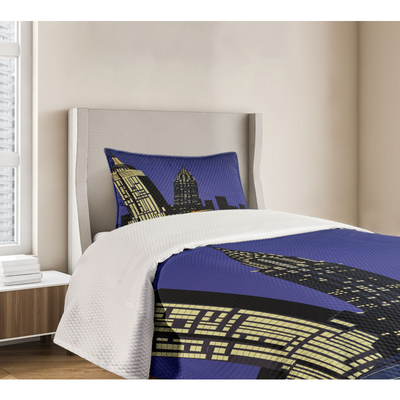 Taxi New York American Bedspread Set