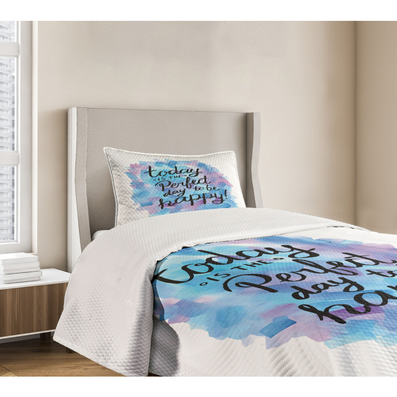 Paint Brush Happy Bedspread Set