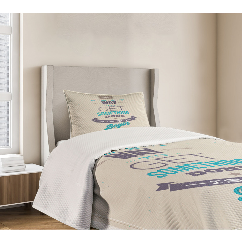 Leadership Words Bedspread Set