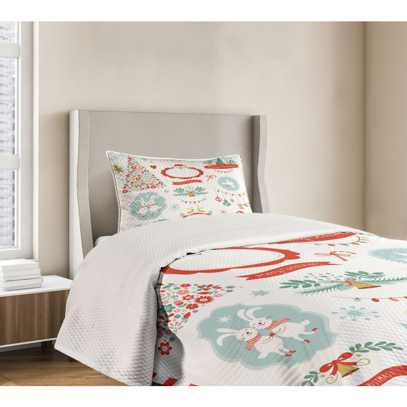 Cheerful Graphic Bedspread Set