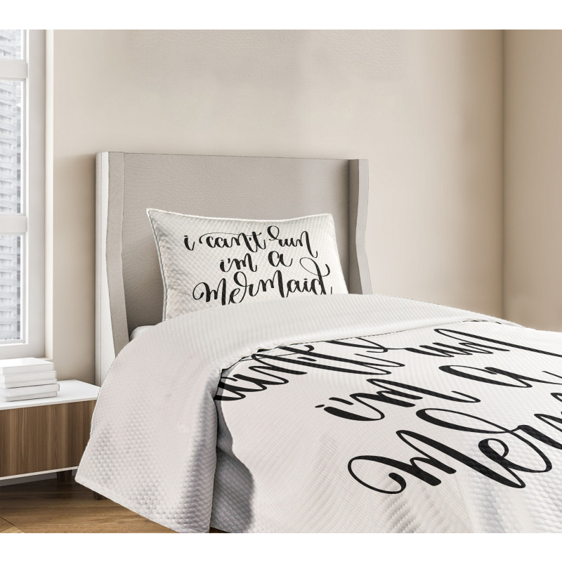 Mythical Saying Bedspread Set