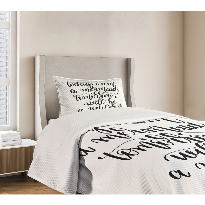 Self Esteem Expression Bedspread Set