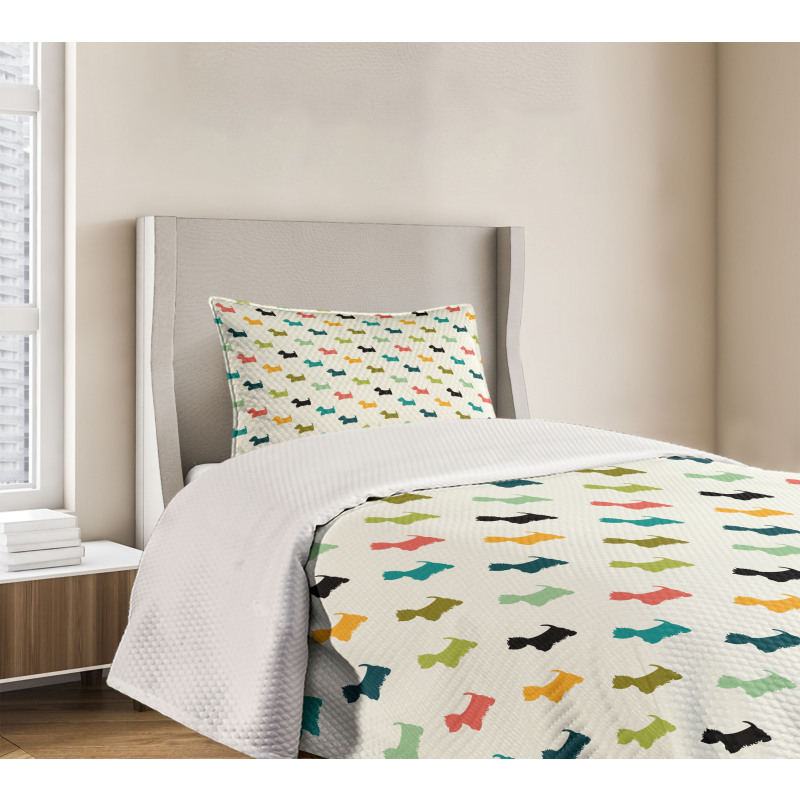 Scottish Terrier Bedspread Set