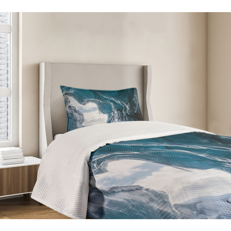 Vatnajokull in Iceland Bedspread Set