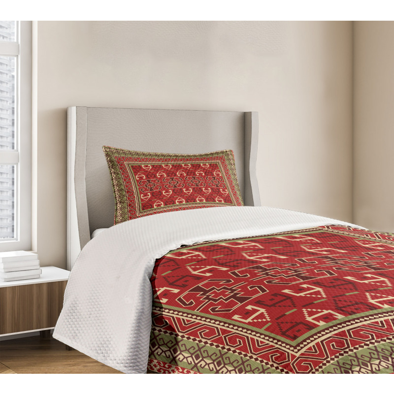 Abstract Frame Bedspread Set