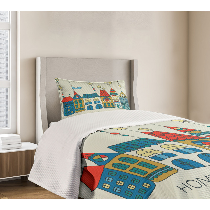 Apartments Town Bedspread Set