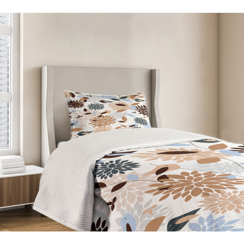 Hydrangea Abstract Bedspread Set