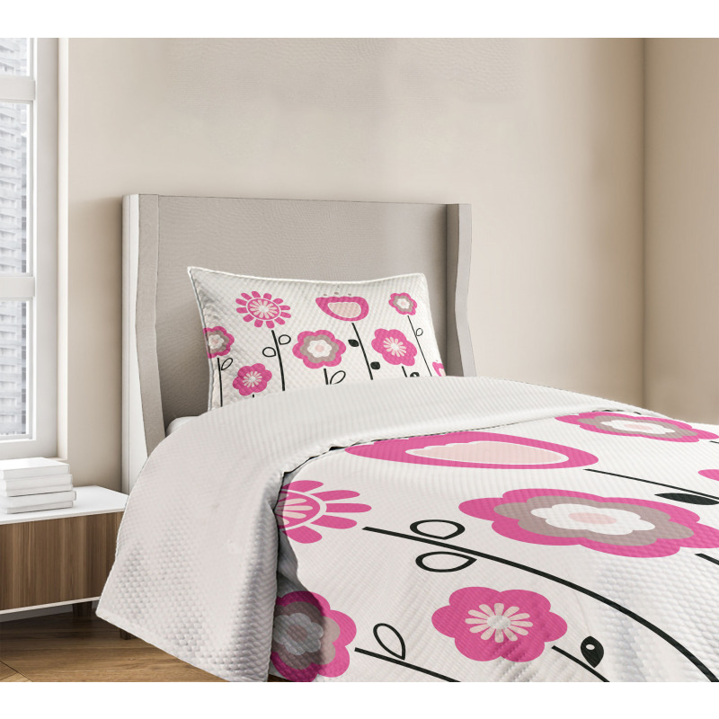 Flowers Bedspread Set