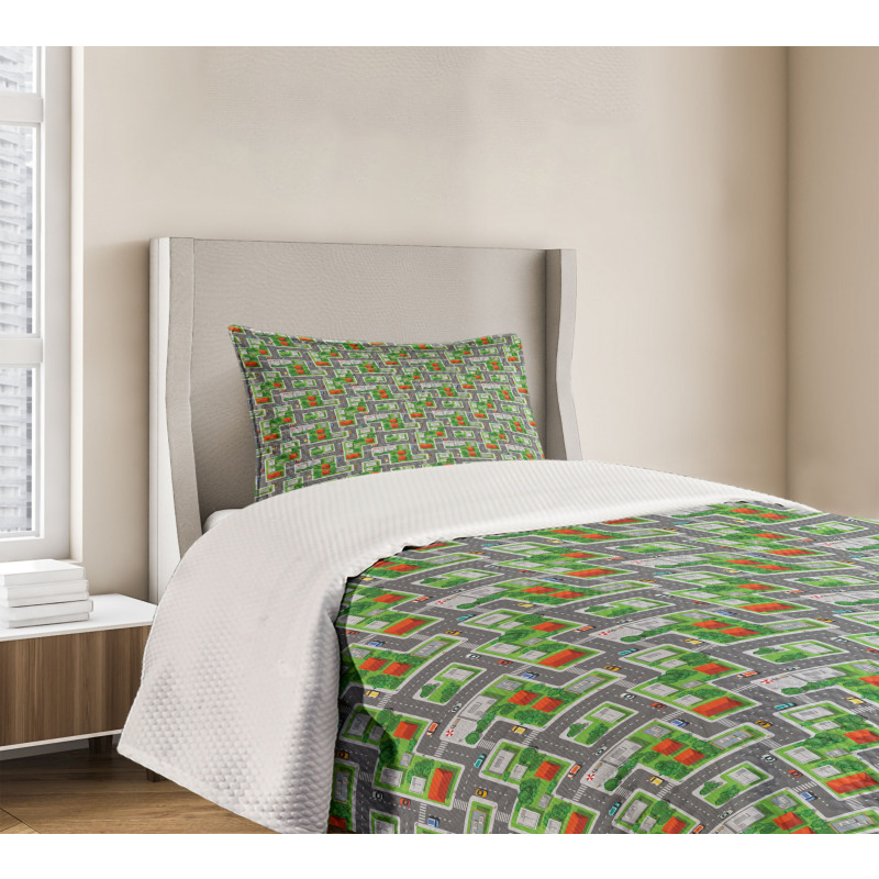 Houses Gardens Bedspread Set