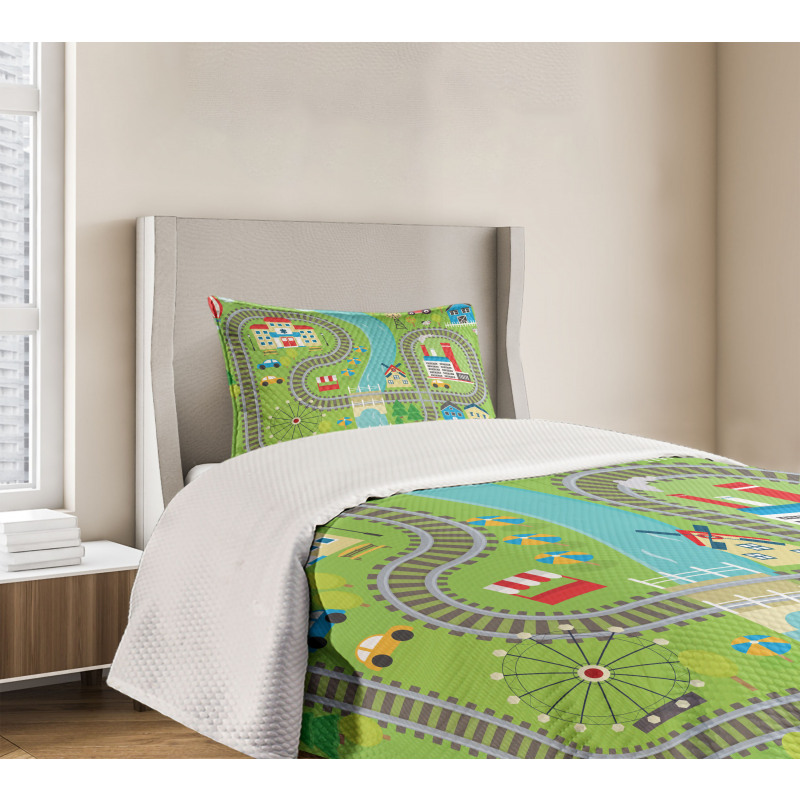 Country Town Bedspread Set