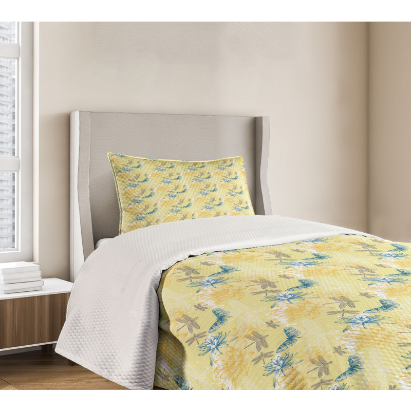 Water Lilies Bedspread Set