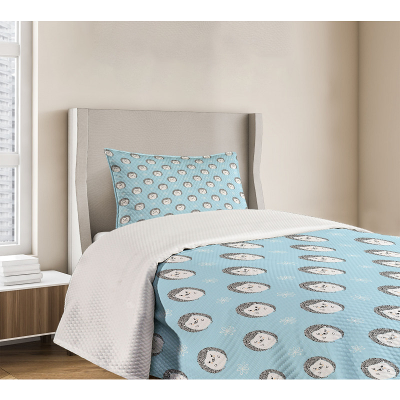 Smiling Animal Daisies Bedspread Set